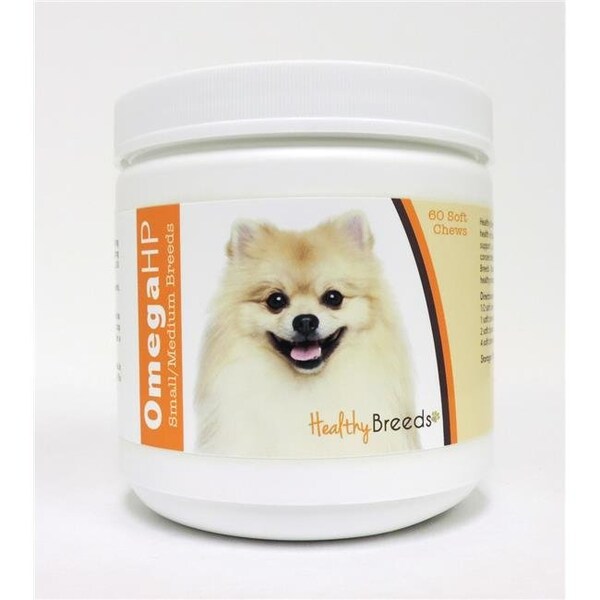 Healthy Breeds <p>Healthy Breeds Omega-HP Soft Chews are Veterinary recommended to support skin and coat health 840235112518 - main